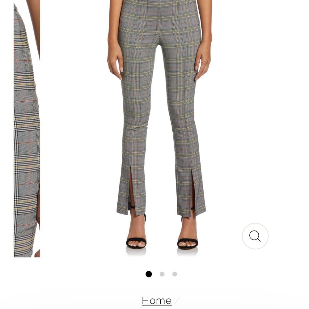 Rafaella Gray Plaid Pants Size 4